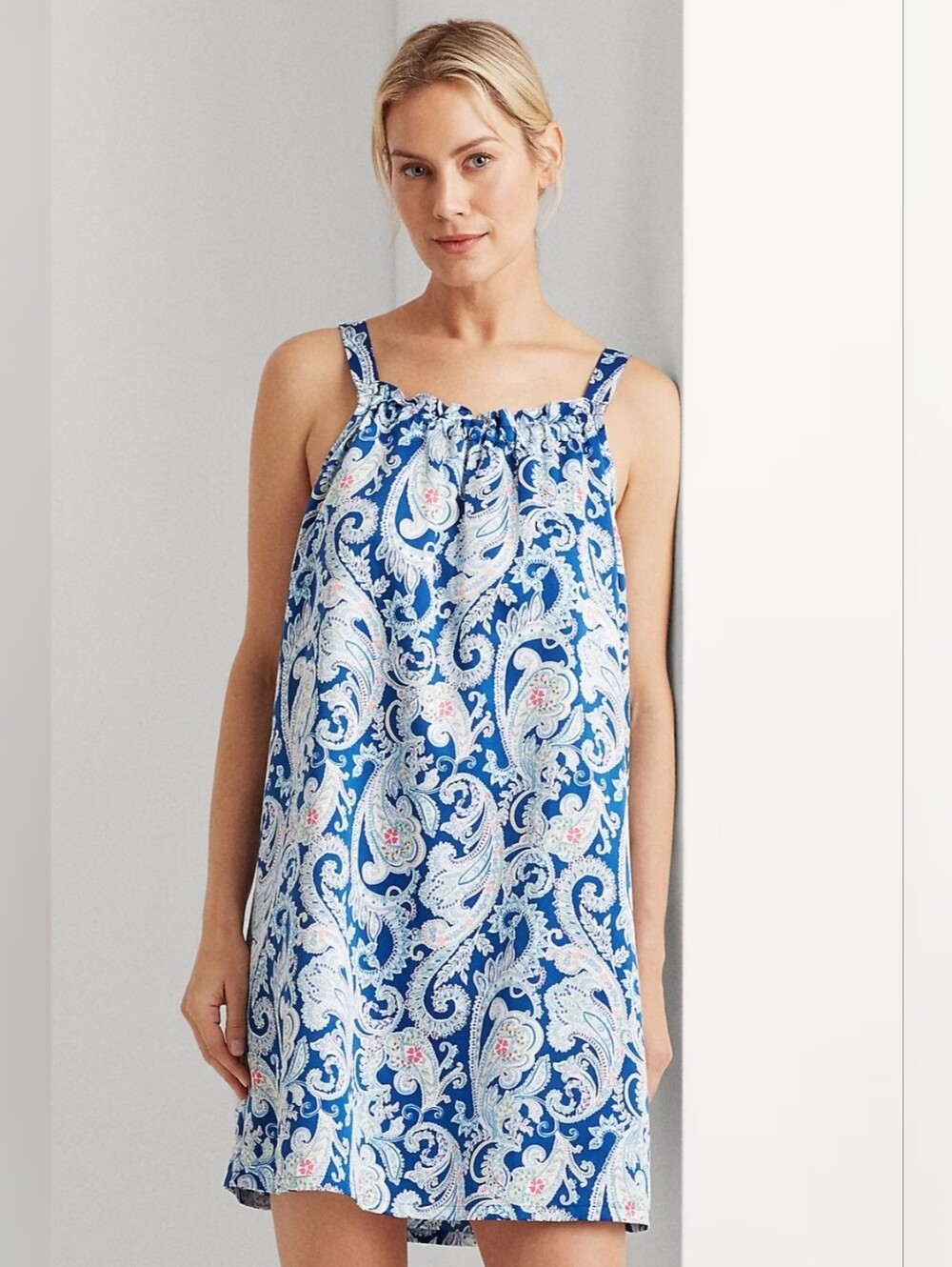 Lauren Ralph Lauren Nightgown Paisley Coastal Grandma Cottagecore Luxury Sleep